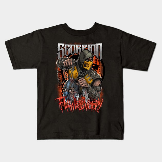 ScorpioN Kids T-Shirt by Ottyag